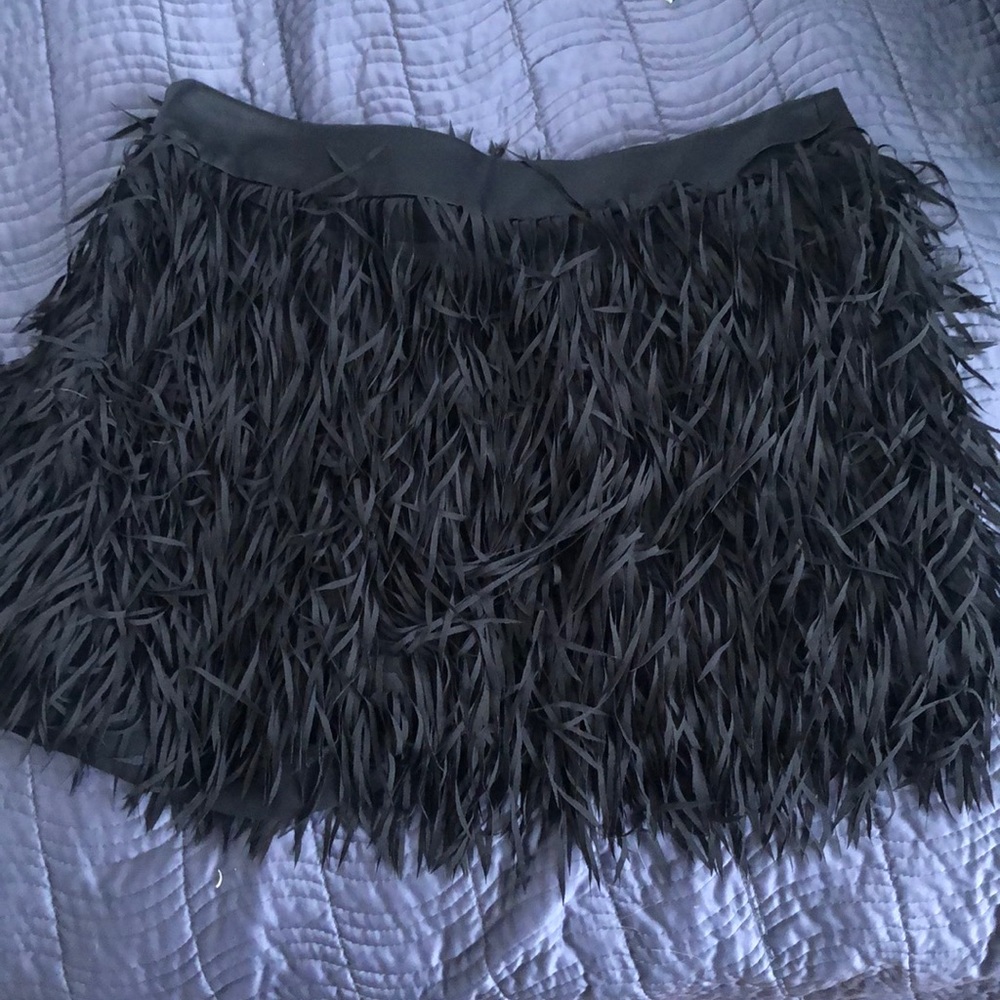 Mini black skirt